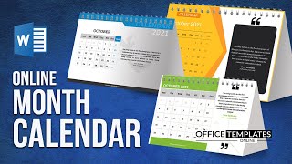 How to Create Month Calendar without using any Software  DIY Tutorial [upl. by Willamina]