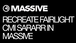 Recreate Fairlight CMI SARARR In Massive [upl. by Vera483]