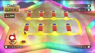 New Super Mario Bros Wii 100 Walkthrough  World 9 All Star Coins All 8 Levels [upl. by Eoj]