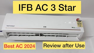 IFB AC 3 star l IFB fast Cool AC 15 tonn 👌🏼IFB AC HONEST REVIEW IFBac IFB bestairconditioner [upl. by Aisylla625]