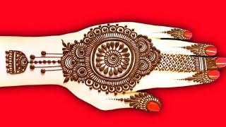 Easy jewellery stylish mehndi design back handmehadikedijayanmahider designcone designsmehandi [upl. by Kurr]