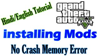 How to install Mods in GTA 5 PC in 3 STEPS with No Crash Memory Error  HindiEnglish Tutorial [upl. by Witha]