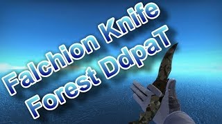 Falchion Knife Forest DDPAT FieldTested [upl. by Marcy]