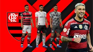 DLS 25  KIT DO FLAMENGO DREAM LEAGUE SOCCER 2025 🔴⚫ DLS 25 [upl. by Llyrpa]