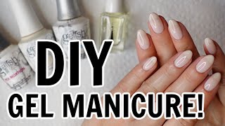 StepbyStep Gel Manicure ATHOME  SAVE TIME amp [upl. by Etka]