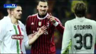 Milan  Juventus 12080212 Zlatan Ibrahimovic vs Marco Storari [upl. by Kohcztiy66]