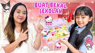 MAMA BIKIN BEKAL SEKOLAH SAMANTHA SERBA CINNAMOROLL SANRIO VIRAL [upl. by Asina]