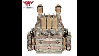 YAKEDA TACTICAL PLATE CARRIER VEST VT6026 3 [upl. by Reiner477]