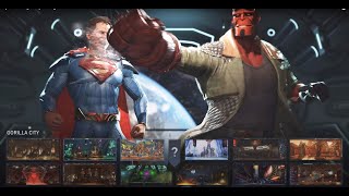 quotInjustice 2  Man of Steel Meets Hells Spawn Superman vs Hellboyquot [upl. by Hilleary]