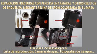 Reparación y restauración de las cámaras fotográficas y otros objetos de baquelita [upl. by Irihs]