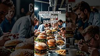 Record Breaking Hamburger Challenge competitiveeating hamburgerchallenge foodchallenge [upl. by Austen]