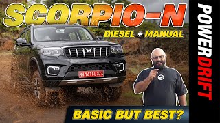 Is the Mahindra ScorpioN Diesel Manual the best of the lot  Review  PowerDrift [upl. by Nylecaj342]