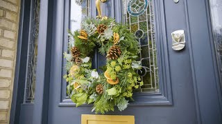 How To Make A Christmas Wreath  Good Housekeeping UK [upl. by Pietrek]