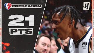 NahShon Hyland 21 PTS 6 THREES Full Highlights vs Timberwolves  2021 NBA Preseason [upl. by Ardyth485]