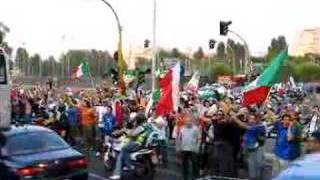 Italy team during world cup celebrations in Rome [upl. by Drusy640]