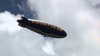 Goodyear Blimp Flying Over My House in HD [upl. by Valene281]