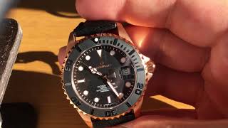 Steinhart Ocean One 39mm Pink Gold quick review [upl. by Htrow]