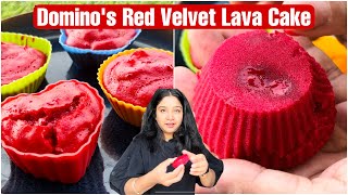 5 Min Red Velvet Lava Cake🧁Without OvenWhy Dominos Has 3 Dots in their Logo  Fun2oosh Food [upl. by Arlon]