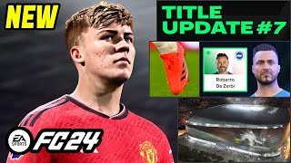 EA SPORTS FC 24 NEWS  NEW CONFIRMED Updates Real Faces amp More ✅ [upl. by Lehcyar]