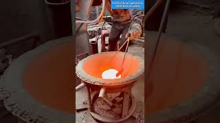 Forge large casting pot pans forge art metal casting pan craftsmanship craftsman [upl. by Tterb]