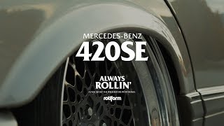 MercedesBenz 420SE  Always Rollin  Wörthersee 2018 S10 [upl. by Aikemet]