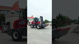 4WD 36Ton China Allterrain Offroad Fork Lift 3500KG Mini Forklift Trucksforklift shorts [upl. by Ishii]