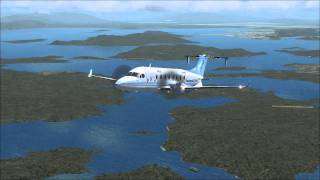 FSX PMDG Beechcraft 1900D [upl. by Oiluig515]