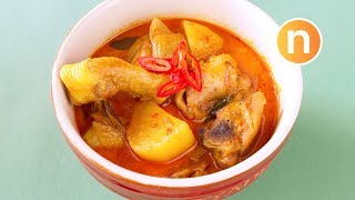 Malaysian Curry Chicken  Kari Ayam Nyonya Cooking [upl. by Spearman]