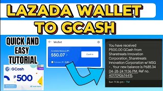 LAZADA WALLET TO GCASH Pera mo sa lazada pwede mo na mailagay sa gcash LETS CONVERT LAZADA TO GCASH [upl. by Jaunita]