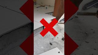 Tile installation trick construction tricks tileinstallation [upl. by Adao949]