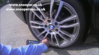 Fitting a Valve Sensor Snooper Tyre Pilot STP 1400 [upl. by Ellierim]