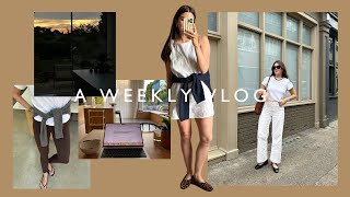 Spend The Week With Me Pilates Sewing Projects amp A New Haircut  AD  The Anna Edit [upl. by Ahsenyt]