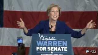 Election 2012 Elizabeth Warren Wins Massachusetts Senate Race [upl. by Mirella]