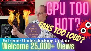 RTX 3060 12 GB GPU Extreme Underclocking update and overclocking PC gaming graphics card and welcome [upl. by Reiner341]