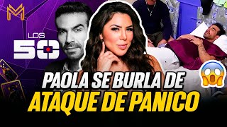 PAOLA SE BURLA DE ATAQUE DE PANICO DE ROBERTO 😱  LOS 50 TELEMUNDO HD EN VIVO TEMPORADA 2 [upl. by Nehtanoj202]