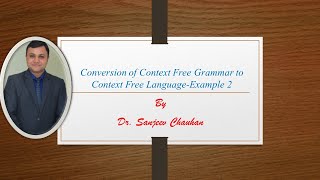 Lecture 79Context Free Grammar to Context Free Language EX2 [upl. by Tatia]