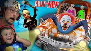 SOMETHING is WRONG with GRANNY GAME GranNUN FGTeeV plays Crazy Mods [upl. by Nations]