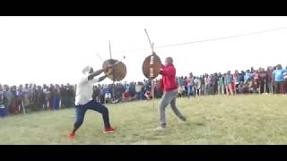 AFRICAN MARTIAL ARTS  SOUTHERN ZULULAND [upl. by Dlarej]