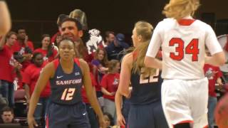 WBB Samford vs Mercer Highlights [upl. by Nahpets]