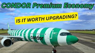 CONDOR Premium Economy International Flight Review New Airbus 330900NEO Is it worth the money [upl. by Glynnis984]