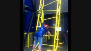 KAREN DOES THE NASA ANTIGRAVITY MACHINE AT ASTRONAUT TRAINING PROGRAM [upl. by Edya]