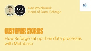 How Reforge set up their data processes with Metabase [upl. by Eirameinna]