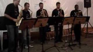 5asax Saxophone quintet quotTico tico no fubaquot [upl. by Irvin]