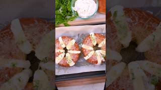 Making LAs CRAZY GOOD viral cream cheese stuffed bagels [upl. by Zavras]