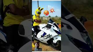 Hayabusa 🔥😱 biker loveforsuperbike shorts edit [upl. by Paxton470]