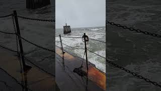 The sea was angry that day on the Cross Island Ferry from Ling Island to New London [upl. by Olnay]