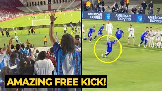 Argentina fans praised Di Maria after stunning free kick goal vs Costa Rica  Football News Today [upl. by Noll]