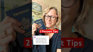 2 Passport Travel Tips [upl. by Eul719]