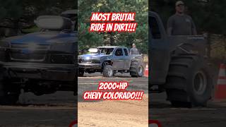 2024 HAYFIELD SHOOT OUT 2000HP Chevy Colorado Most brutal ride on dirt dragracing offroad [upl. by Eilitan]