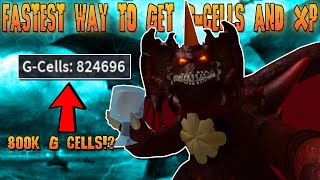 HOW TO GET GCELLS AND XP FAST IN KAIJU UNIVERSE  Roblox Kaiju Universe [upl. by Entroc]